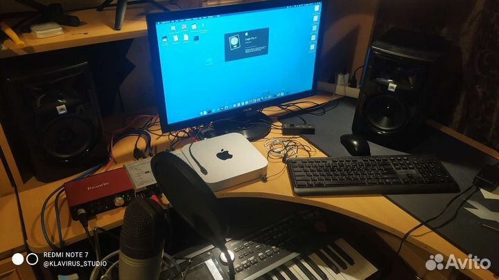 Mac mini core i7,16 RAM/SSD256+HDD1000гб