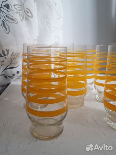 Набор стаканов 8 шт Красный май