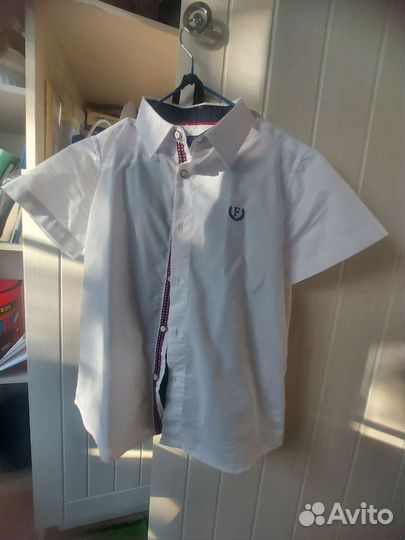 Рубашка на мальчика 128