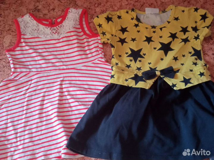 Одежда для девочки пакетом на один-два года