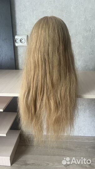 Голова манекен с натуральными волосами