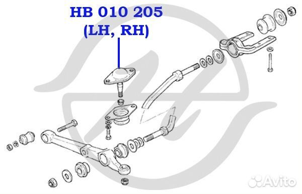 Опора шаровая нижнего рычага передней подвески ваз