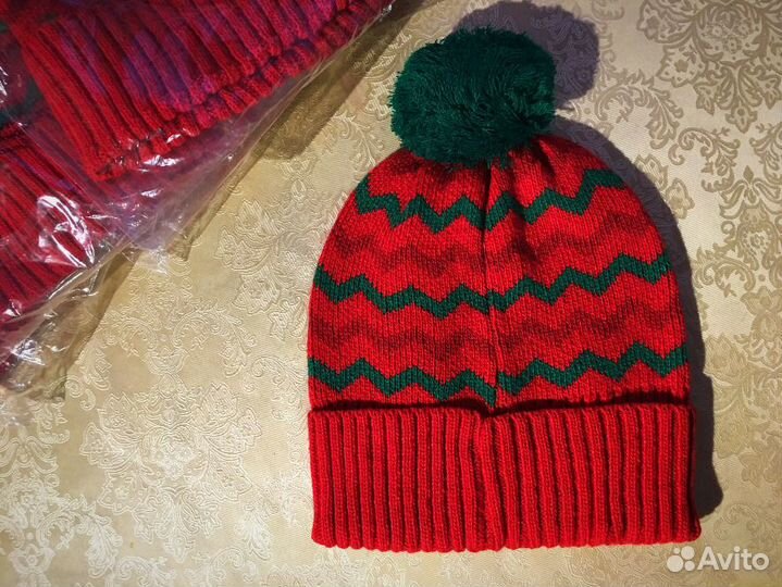 Новогодняя шапка Кока-кола Coca-cola