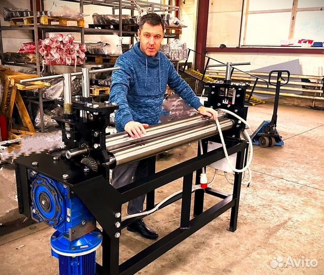 Вальцовочный станок. Вальцы 1300х4 электро