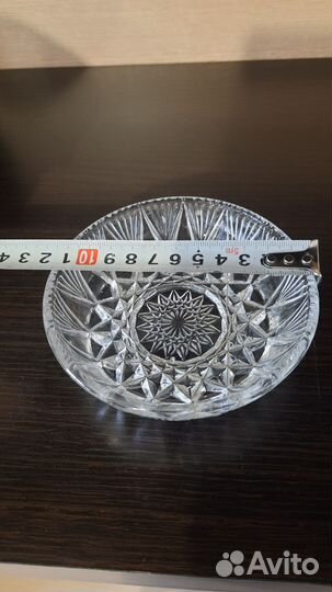 Ваза, салатник, конфетница хрусталь СССР