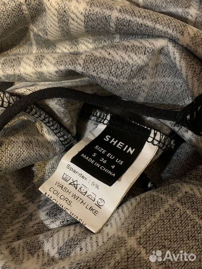 Платье женское в клетку