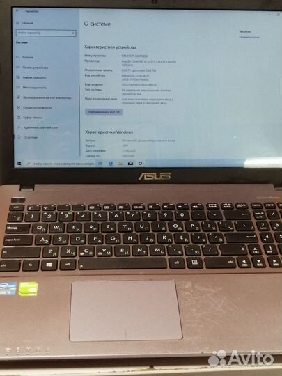 Ноутбук Asus x550cc(Core i5/6RAM/SSD