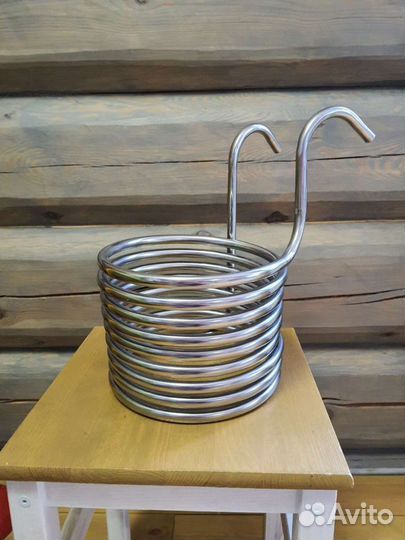 Чиллер, охладитель для сусла погружной