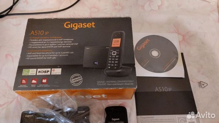 Voip / dect телефон gigaset A510 IP