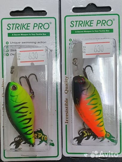 Воблер Strike Pro Cranky-X Deep 50, 1,0м.-2,5м