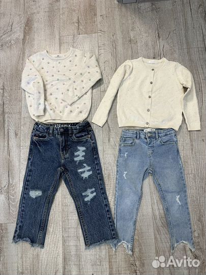 Джинсы пуловер джемпер 98