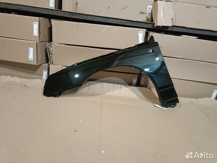 Крыло левое ваз 2110 2112 цвет темно зеленый 391