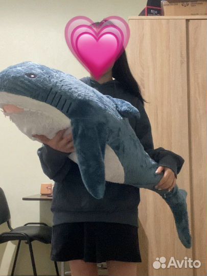 Мягкая игрушка акула 100см