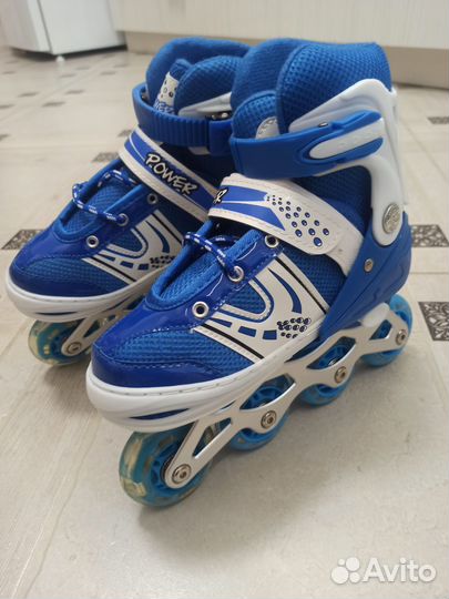 Роликовые коньки раздвижные 30-34