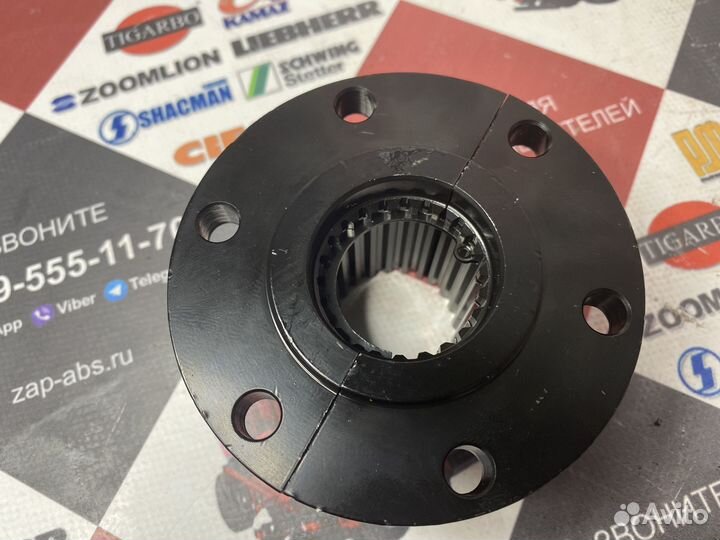 Фланец зажимной D-100 Z-23 6 отв. (выточка наружу)