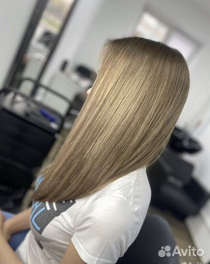 Наращивание волос славянка