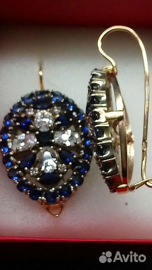 Золотые серьги