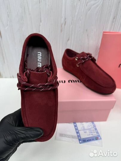 Кеды Miu Miu (36-40) на шнурках