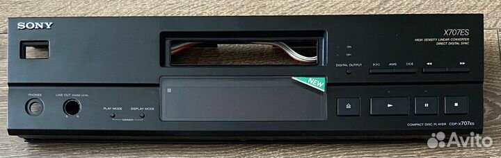 Лицевая панель проигрывателя Sony CDP-X 707ES