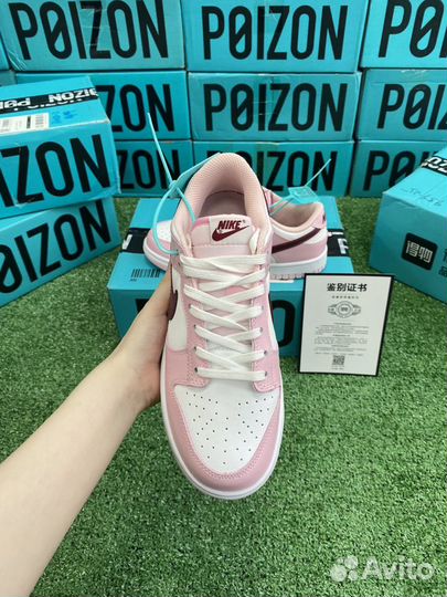 Nike Dunk Low Pink Оригинал Розовые