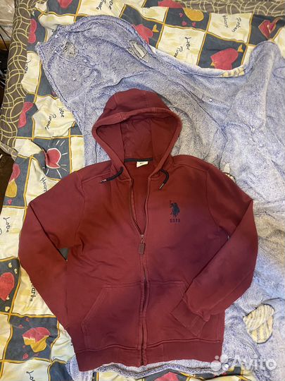 Толстовка зипка зип худи us polo