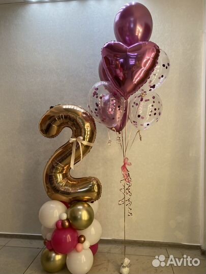 Воздушный шары для девочки