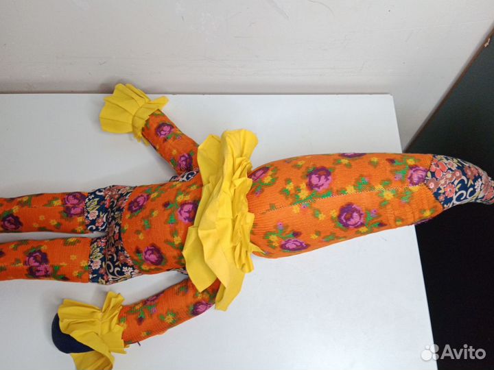 Кукла-Клоун 90 см. Германия Винтажная Интерьерная