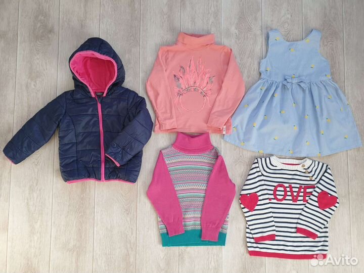 Вещи для девочки пакетом 98 размер