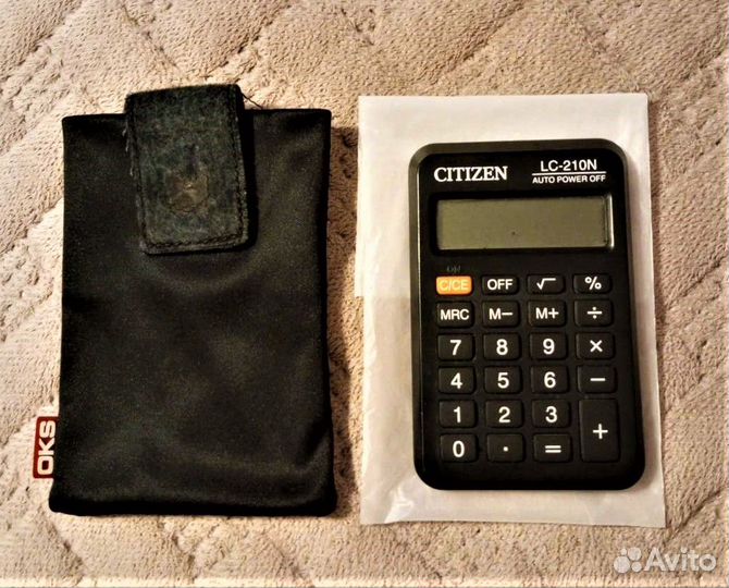 Калькулятор новый, карманный citizen LC - 210 N