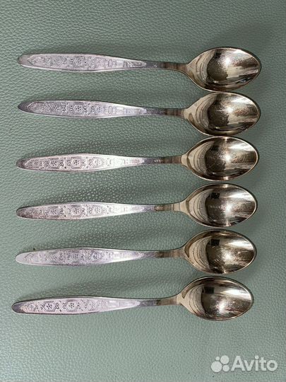 Чайные ложки Два набора, ссср, мельхиор
