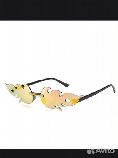 Солнцезащитные очки с эффектом пламени