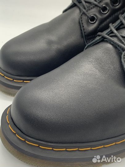 DR. Martens 1460 Jadon Black. Winter белый мех