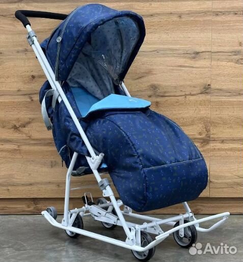 Детская коляска-санки трансформер,бу