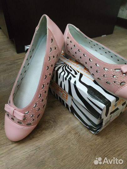 Балетки Зебра 37
