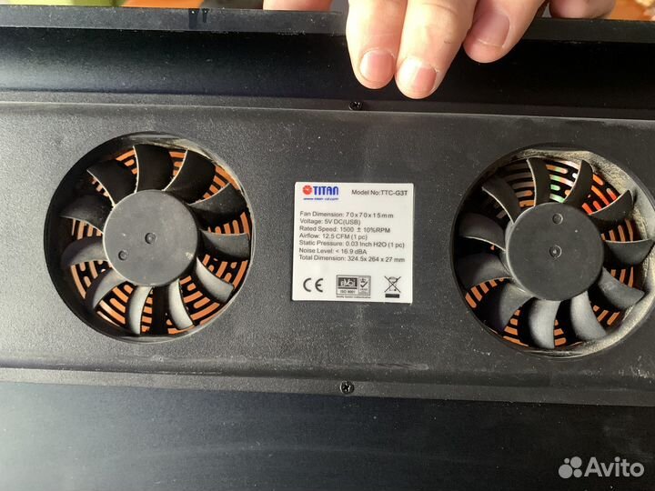 Подставка с охлаждением для ноутбука