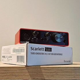 Звуковая карта Focusrite scarlett solo