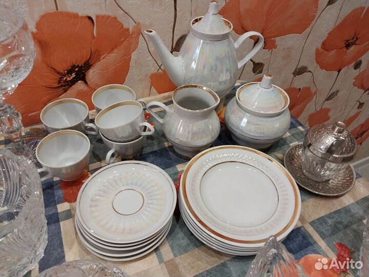 Хрустальные рюмки на ножке СССР