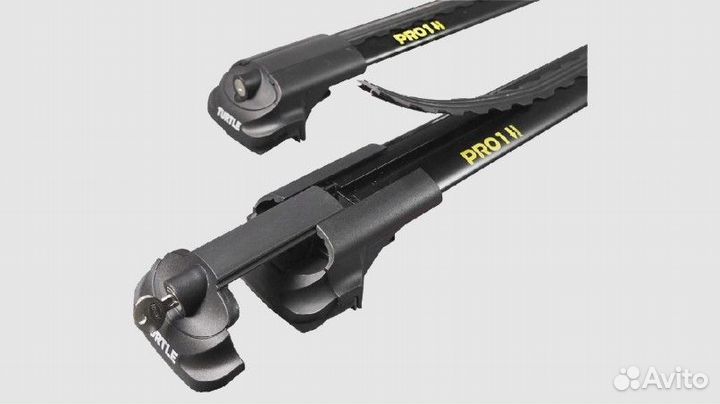 Багажник на рейлинги turtle AIR-1 Black 106sm