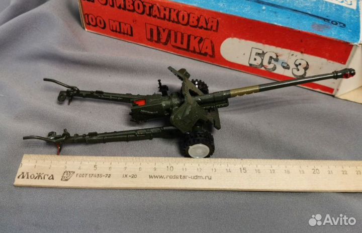 Пушка бс-3 противотанковая 100 мм. Модель 1:43