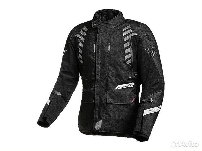 Мотокуртка macna ultimax ткань черная S