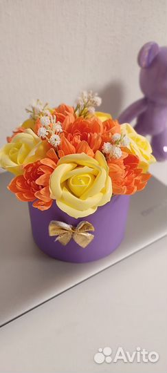 Букеты из мыльных цветов