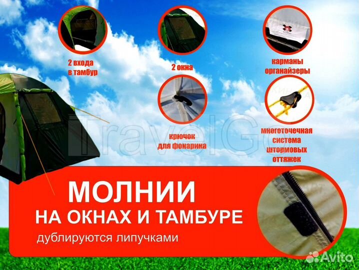 4-х местная палатка