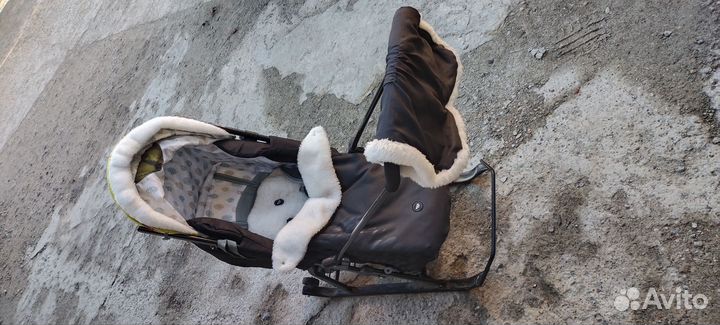 Коляска санки