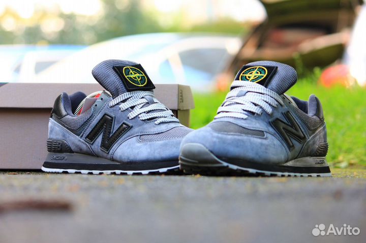 Кроссовки Lux New balance stone island 574