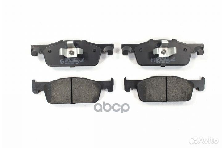 Колодки передние(аналог TRW GDB2157) GDB2157ZFR