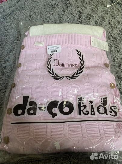 Конверт для малыша новый голубой, розовый