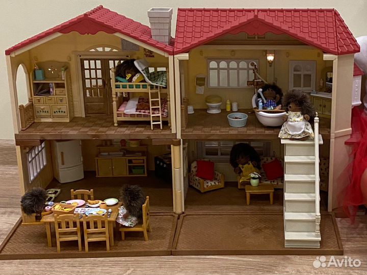 Sylvanian Families большой дом со светом