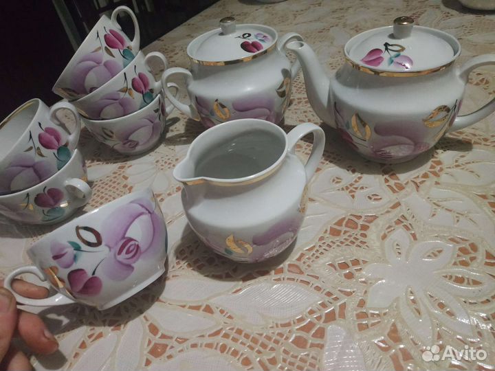 Старинный чайный сервиз СССР