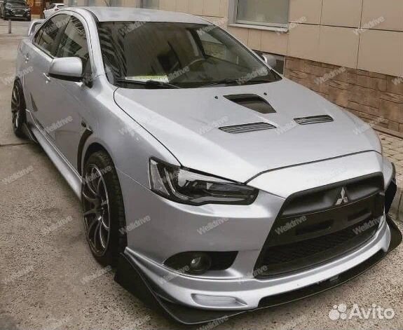 Накладки на крылья Mitsubishi Lancer X10 жабры RPM