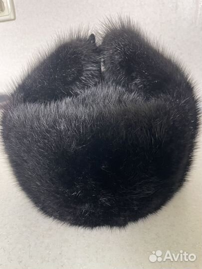 Норковая шапка мужская